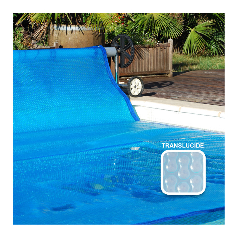 Bache a bulle sur mesure Sol+ Guard - 500 microns Duobul - Bordée 4 côtés - Translucide Bache a bulle sur mesure Sol+ Guard - 500 microns Duobul - Bordée 4 côtés - Translucide
