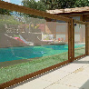 Barrière piscine bois et plexiglas transparent Visual