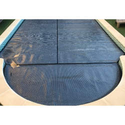 Bache a bulle sur mesure Solibul 500 microns Duobul - Bleu nuit - Vendu au m²