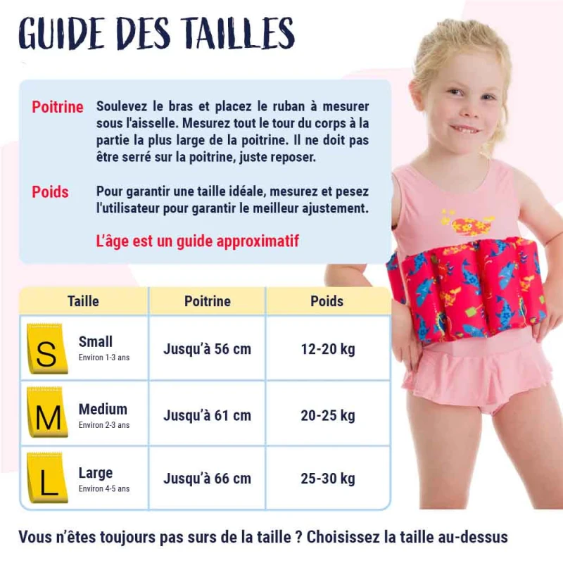Maillot De Bain 1 Pièce Flottant Garçon - Flottabilité Réglable - Séchage Rapide - Taille 4-8 Ans - Pour Piscine/plage