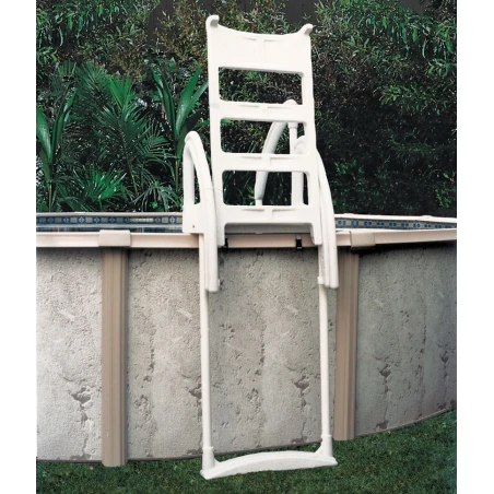 Echelle de piscine hors sol double H2O - Livraison rapide
