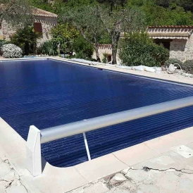 Volet hors sol électrique SafePoolRoll - Sur Mesure