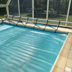 Bâche à bulles 9 X 4 m Sol + Guard - Translucide - 500 microns - Bordée 4 côtés -