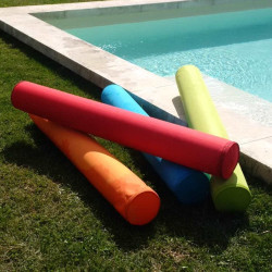 Coussin nomade Doodle bleu - 140 x 17 cm