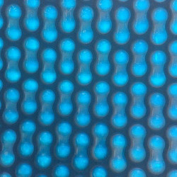 Bâche à bulles 10 X 5 m Sunibul - Bleu nuit - 500 microns - Bordée 4 côtés