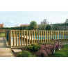 Barrière piscine bois à barreaux - Longueur 180 cm - Natural