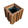 Jardiniere bois carrée Gaïa
