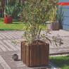 Jardiniere bois carrée Gaïa