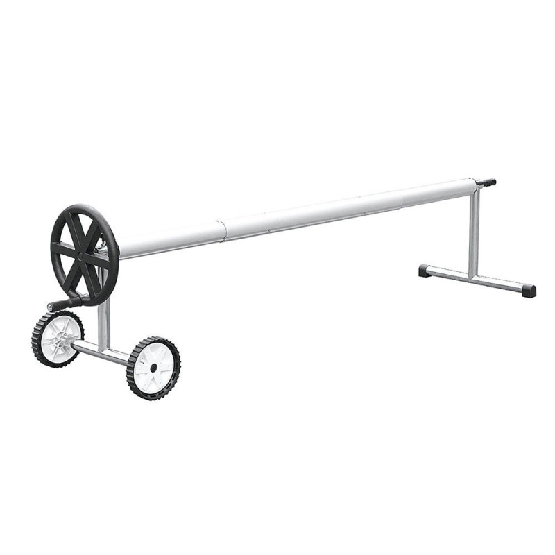 Enrouleur bâche à bulles - Piscine enterrée jusqu'à 6 m de large