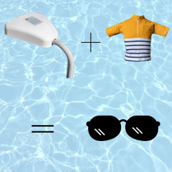 Pack Aqualarm + Tee-shirt anti-noyade + Lunettes de soleil