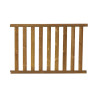 Barrière piscine bois à barreaux - Longueur 180 cm - Natural