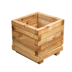 Jardiniere bois carrée Calypso