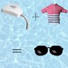 Pack Aqualarm + Tee-shirt anti-noyade + Lunettes de soleil