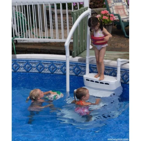 Escalier piscine hors sols Aquarius - 4 marches