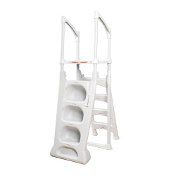 Double échelle piscine hors sol H2O - spécial sécurité enfants