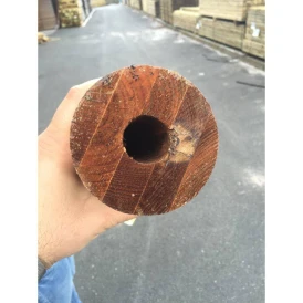 Poteau barrière piscine bois Natural