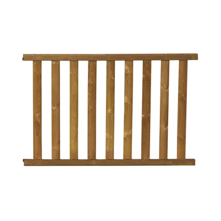Barrière piscine bois à barreaux - Longueur 180 cm - Natural