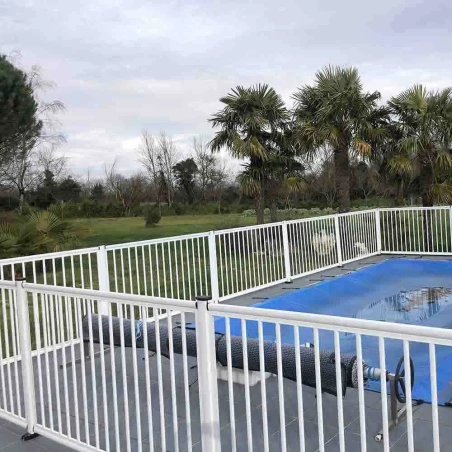 Barrière piscine aluminium Lacanau