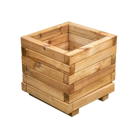 Jardiniere bois carrée Calypso