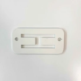 Platine pour sangle de sécurité blanche