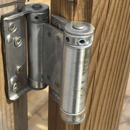 Portillon bois pour barrière piscine bois - à barreaux