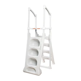 Double échelle piscine hors sol H2O - spécial sécurité enfants