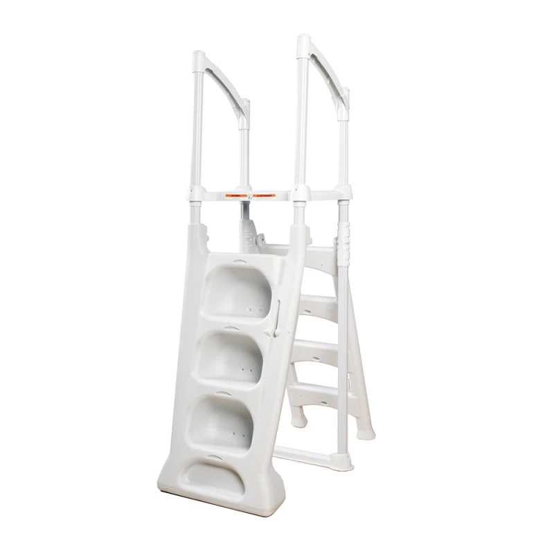 Double échelle piscine hors sol H2O - spécial sécurité enfants