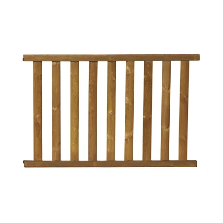 Barrière piscine bois à barreaux - Longueur 180 cm - Natural