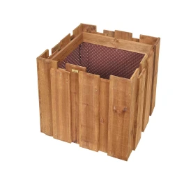 Jardiniere bois carrée Atalante
