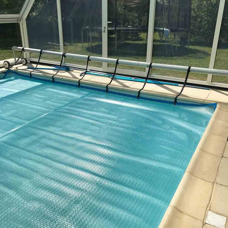 Bâche à bulles 9 X 4 m Sol + Guard - Sunlight Premium - 500 microns - Bordée 4 côtés -