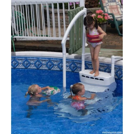 Escalier piscine hors sols Aquarius - 4 marches