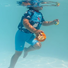 Maillot de bain flottant enfant manches longues