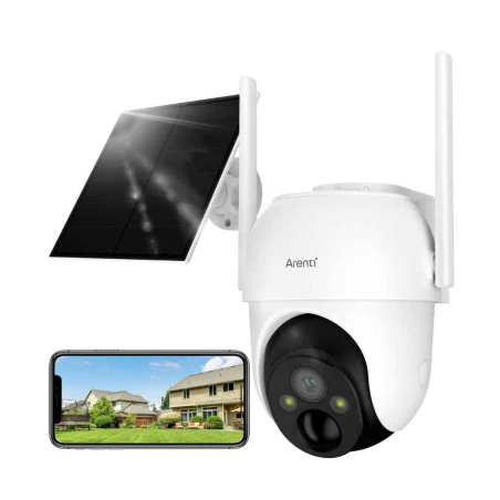 Caméra de surveillance extérieure solaire 4G sans wifi