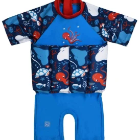 Maillot de bain flottant enfant manches longues