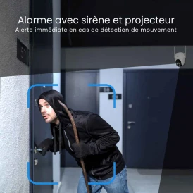 Caméra de surveillance extérieure solaire 4G sans wifi