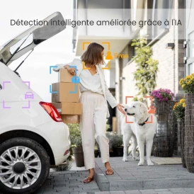 Caméra de surveillance extérieure solaire 4G sans wifi