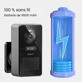 Caméra surveillance sur batterie autonome