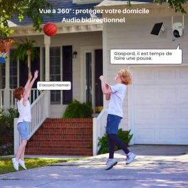 Caméra de surveillance extérieure solaire 4G sans wifi