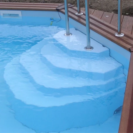 Escalier piscine droit Athena