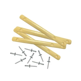 Kit patins + rivets bâches à barres