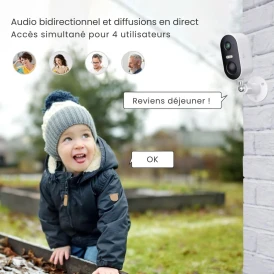 Camera surveillance wifi extérieure sans fil