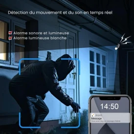 Camera surveillance wifi extérieure sans fil