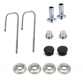Kit complet mains courantes pour escalier piscine inox