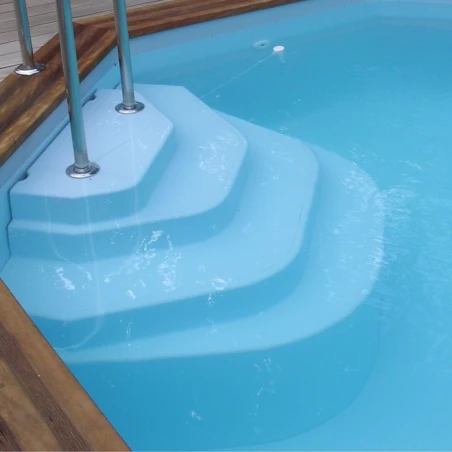 Escalier piscine droit Athena