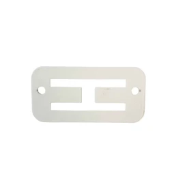 Platine pour sangle de sécurité blanche