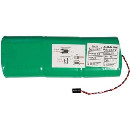 Pile 9V DSP10-S5 pour borne maitre Prima protect et sirène Blueprotect