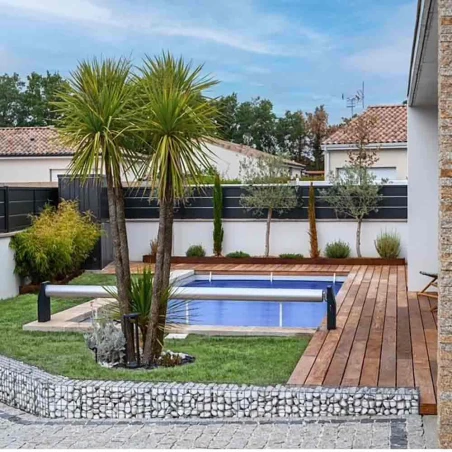 Volet hors sol électrique SafePoolRoll - Sur Mesure