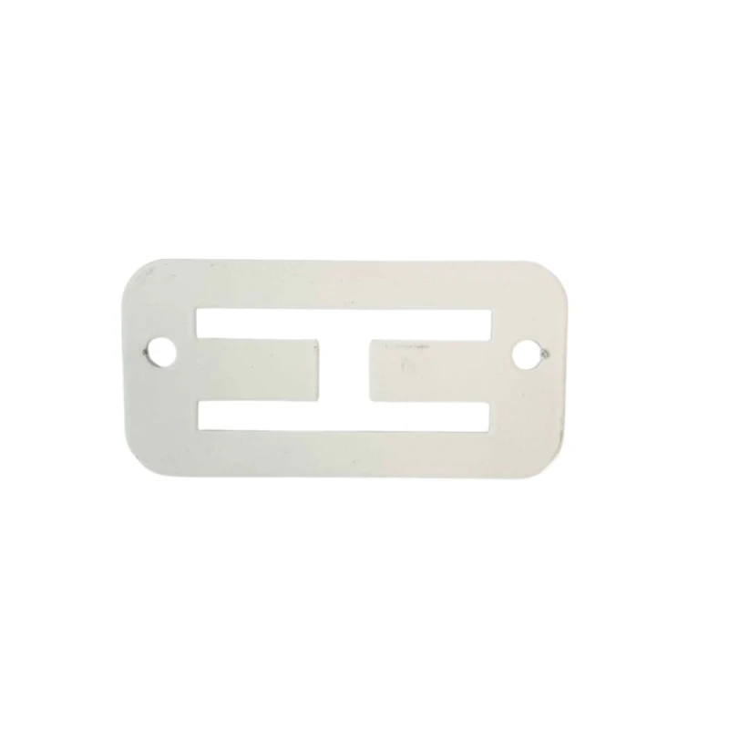 Platine pour sangle de sécurité blanche
