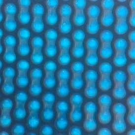 Bâche à bulles 12 X 6 m Sunibul - Bleu nuit - 500 microns - Bordée 4 côtés