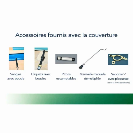 Bâche à barres Sécu Classic - Sur mesure